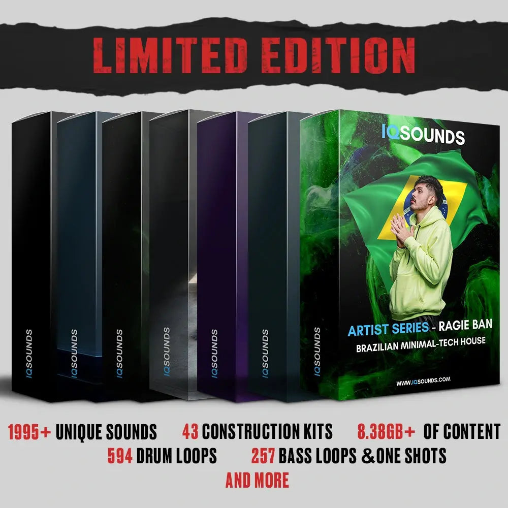 iqsounds best sellers 2025 bundle, ultimate collection, sample pack, tech house samples, brazilian tech house