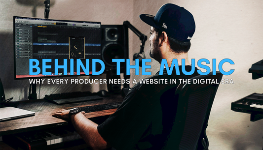 why music producers need a website, website for music producers, how to create a website, how to create a music producer website, music producer portfolio