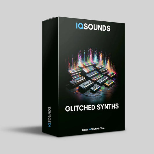 glitched synths, minimal-tech house, minimal house, tech house, samples, samples 2024, new samples 2024, tech house 2024, iqsounds