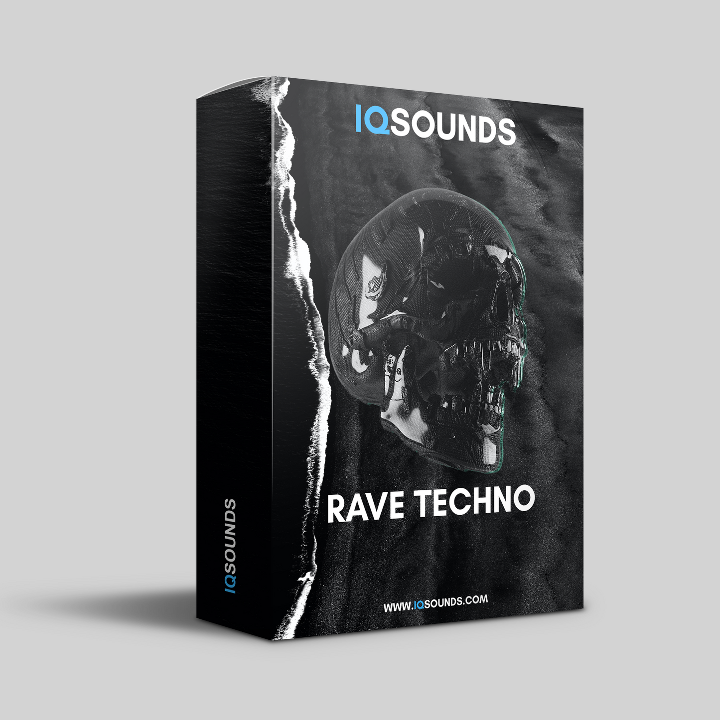 iqsounds, iqsounds techno, techno samples, Rave Techno Sample Pack Cover, 90s Inspired Techno Sound Waveform, nintend samples